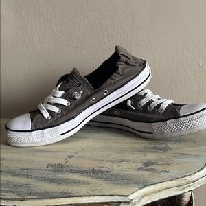 Converse Gray Low-Top Sneakers